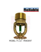 F1FR Pendent Sprinkler, HT, GA K:115, ¾" Npt