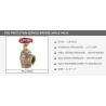 Köşe Bronz Vanası Model  2106A