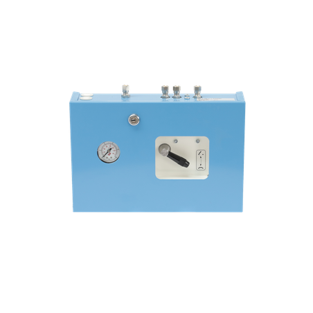 The PLZ pneumatic ventilation control unit includes a built-in ventilation valve that can be combined with a priority valve
