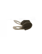 "P" Clip with neoprene insulator -4mm internal diameter