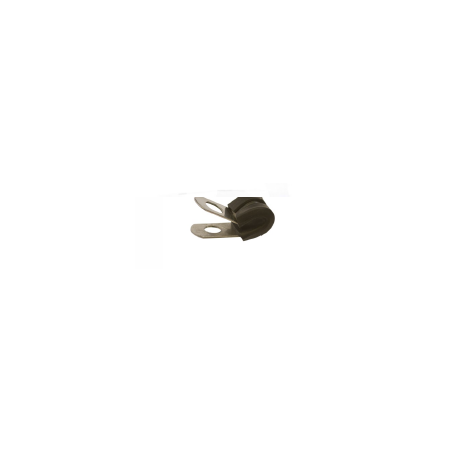 "P" Clip with neoprene insulator -4mm internal diameter