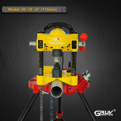 HC-1X Elektrikli 114 mm Boru Deliği Kesme Makinesi 4"e Kadar