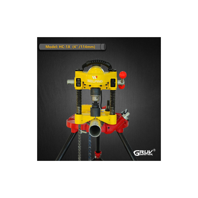 HC-1X Elektrikli 114 mm Boru Deliği Kesme Makinesi 4"e Kadar HC-1X Elektrikli 114 mm Boru Deliği Kesme Makinesi 4"e Kadar