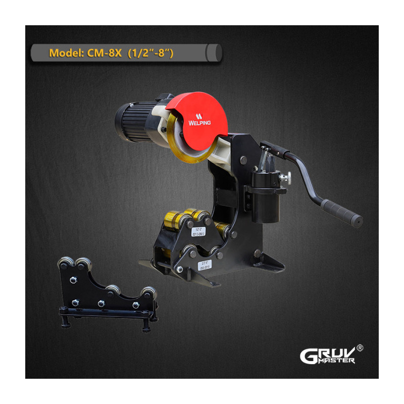 Çelik Borular İçin Elektrikli Hidrolik Boru Kesme Makinesi 1/2"-8" (CM-8X)