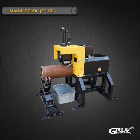 2 inç ila 12 inç Çelik Borular için Hidrolik Rulo Yiv Açma Makinesi (CG-2X)