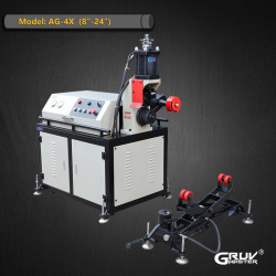 Yarı Otomatik Boru Hidrolik Rulo Yiv Açma Makinesi 8"-24" (AG-4X)