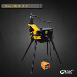 1 İnç ila 8 İnç Çelik Borular için Hidrolik Çelik Boru Rulo Yiv Açma Makinesi (RG-1X)