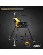 1 İnç ila 8 İnç Çelik Borular için Taşıyıcılı Hidrolik Rulo Yiv Açma Makinesi (RG-1C)
