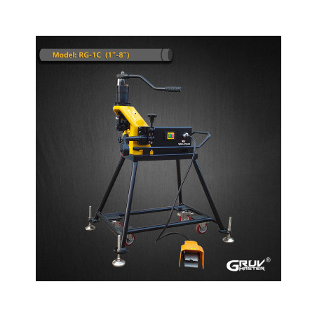Hydraulic Roll Grooving Machine With Carriage for 1 Inch to 8 Inch Steel Pipes (RG-1C)