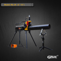 Çelik Borular için Ağır Hizmet Tipi Elektrikli Hidrolik Rulo Yiv Açma Makinesi SCH10/SCH40 2"-12" (RG-2X)