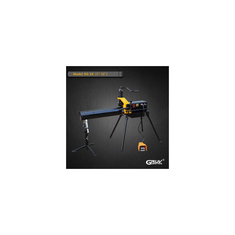 Distribütörler için ideal 1 inç ila 12 inç arası Hidrolik Rulo Yiv Açma Makinesi (RG-5X) Distribütörler için ideal 1 inç ila 12 inç arası Hidrolik Rulo Yiv Açma Makinesi (RG-5X)