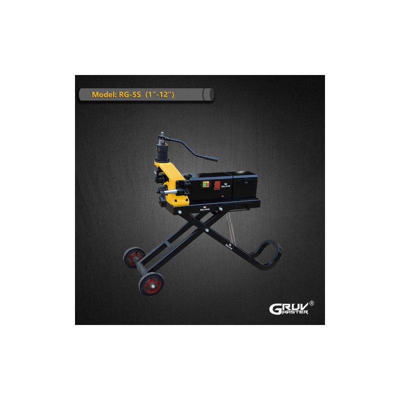 1"-12" Boru Hidrolik Rulo Yiv Açma Makinesi (RG-5S) katlama arabasıyla 1"-12" Boru Hidrolik Rulo Yiv Açma Makinesi (RG-5S) katlama arabasıyla