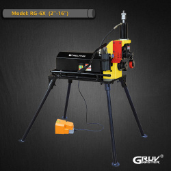 Distribütörler ve Acenteler için İdeal 2 İnç ila 16 İnç Hidrolik Rulo Yiv Açma Makinesi (RG-6X)