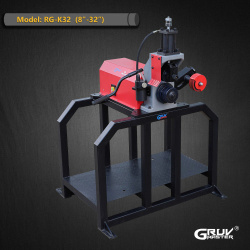 Büyük Boy Borular İçin Ağır Hizmet Tipi Rulo Yiv Açma Makinesi 8"-32" (RG-K32)