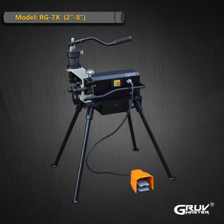 2 inç ila 8 inç Çelik Borular için Hidrolik Çelik Boru Rulo Yiv Açma Makinesi (RG-7X)
