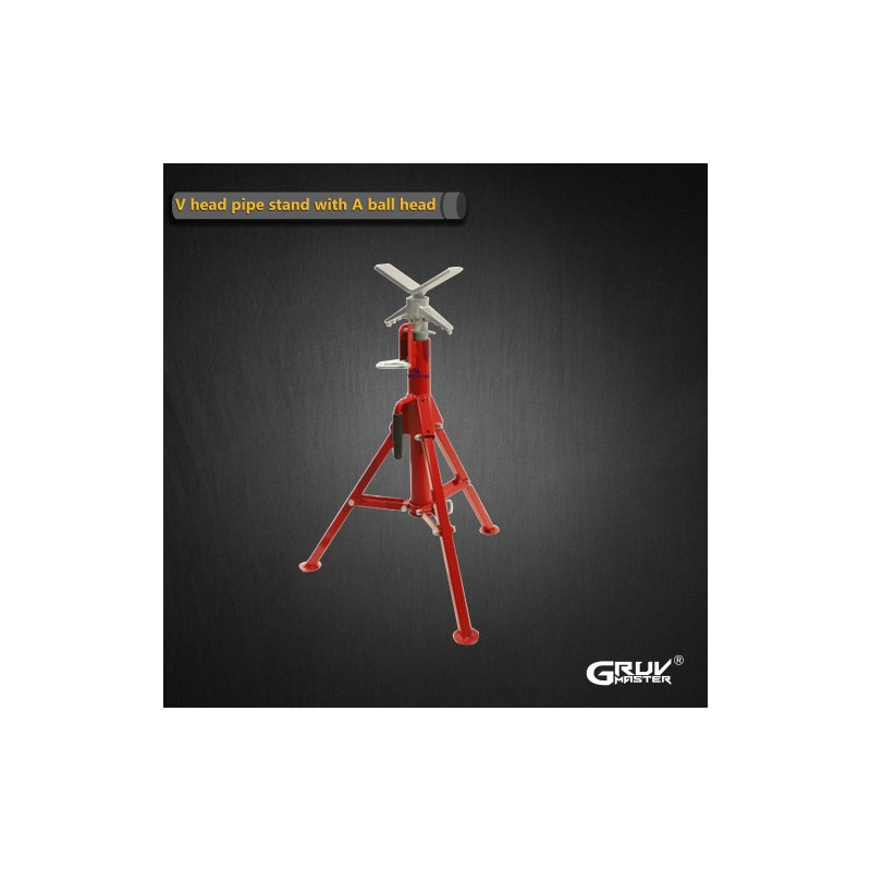 Adjustable height stable V head pipe stand 1107F Adjustable height stable V head pipe stand 1107F
