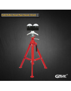 Foldable design and robust 1109 Fold roller head pipe stand 1109