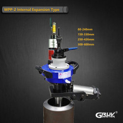 80-600 mm Ağır Hizmet Tipi Elektrikli ID Monteli Boru Pahlama Makinesi 1,6 kW Soğuk Kesme Pahlama Aleti (WPE-2)