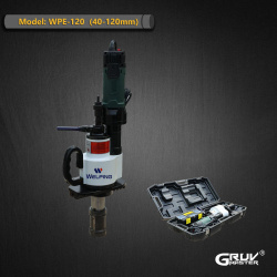 65-159 mm Elektrikli İç Çapa Monteli Boru Pahlama Makinesi 1,4 KW Soğuk Kesme Pahlama Aleti (WPE-159)
