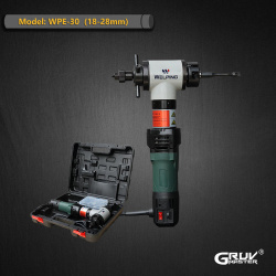 18-28 mm Elektrikli Taşınabilir Boru Pahlama Makinesi 1,2 KW Soğuk Kesim Pahlama Makinesi (WPE-30)
