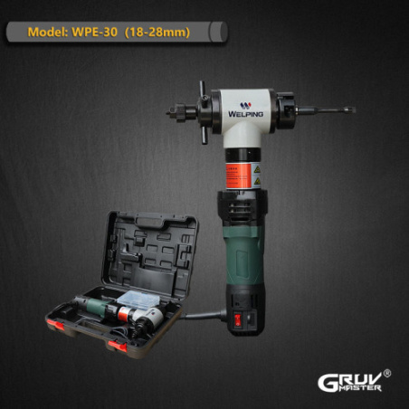18-28 mm Elektrikli Taşınabilir Boru Pahlama Makinesi 1,2 KW Soğuk Kesim Pahlama Makinesi (WPE-30)