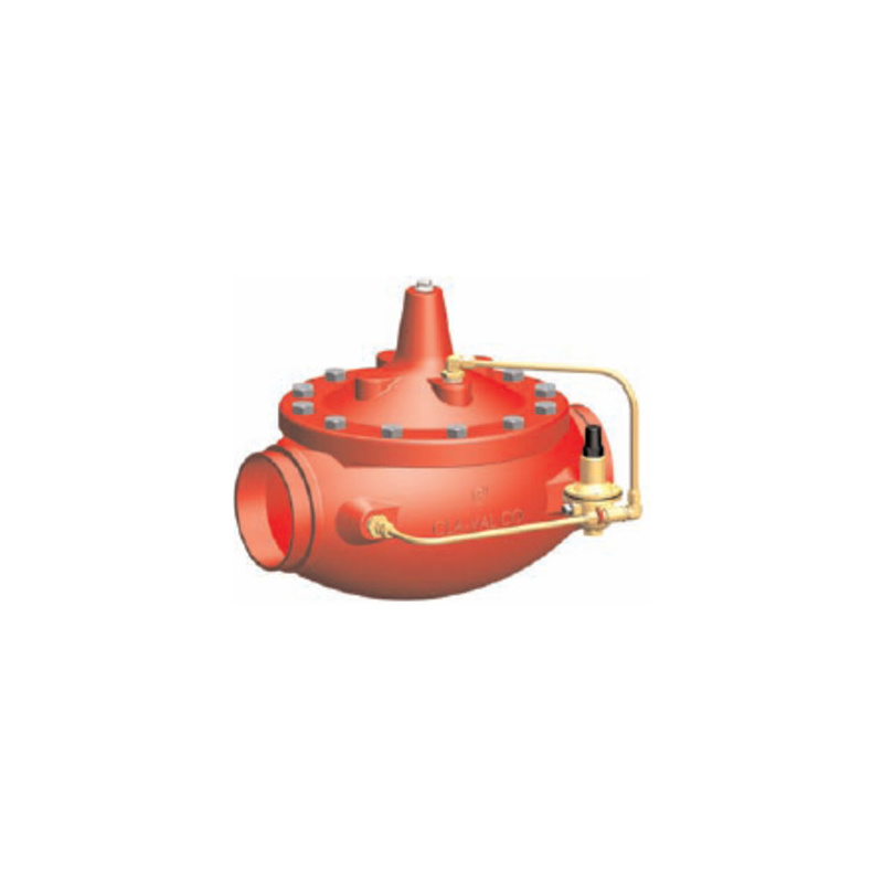 Pressure reducing valve, 90G-21 plain, grooved ends, ANSI 300, Max Rated Inlet Pressure 300psig
