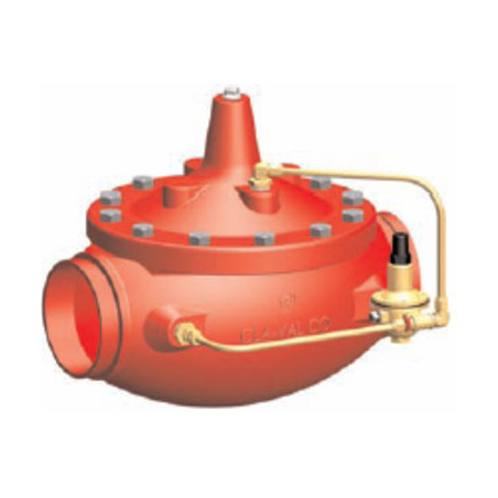 Pressure reducing valve, 90G-21 plain, grooved ends, ANSI 300, Max Rated Inlet Pressure 300psig