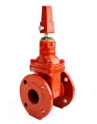 Non-Rising Flange End Gate Valve, Model D101, PN16, 232psi UL