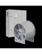 mcr HEX natural smoke extraction system for vertical emergency evacuation routes and staircases with mechanical support