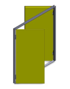 Hospital fire door