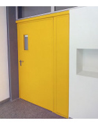 Multipurpose flame arrester door