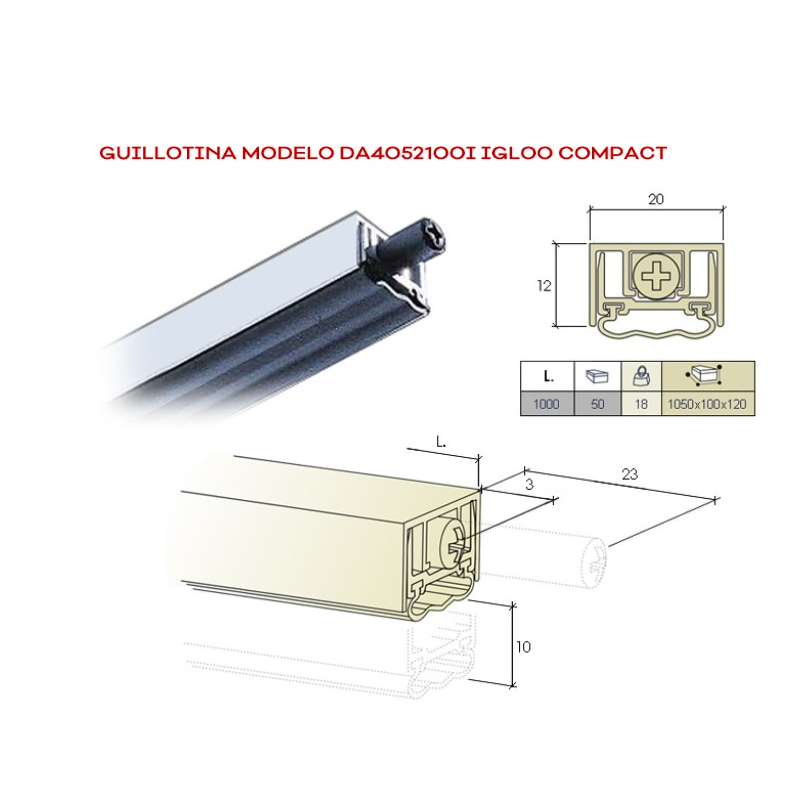 Model DA4052100 Compact Guillotine 2. Model DA4052100 Compact Guillotine 2.