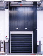 Vertical sliding fire door