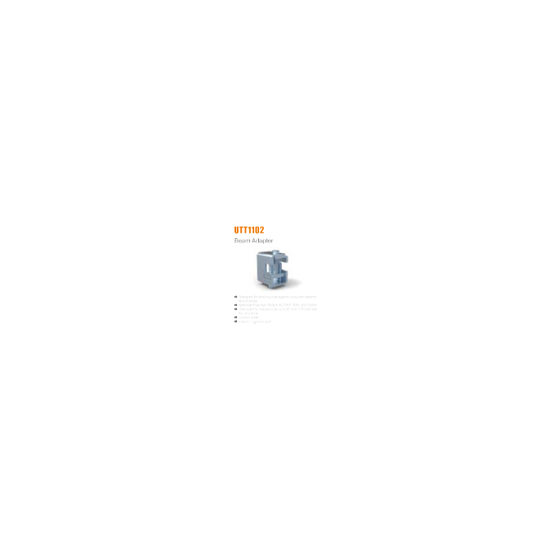 UTT1102 Kiriş Adaptörü UTT1102 Kiriş Adaptörü