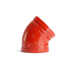 Yivli 45° Kısa Çap Dirsek,  XGQT011, 300psi